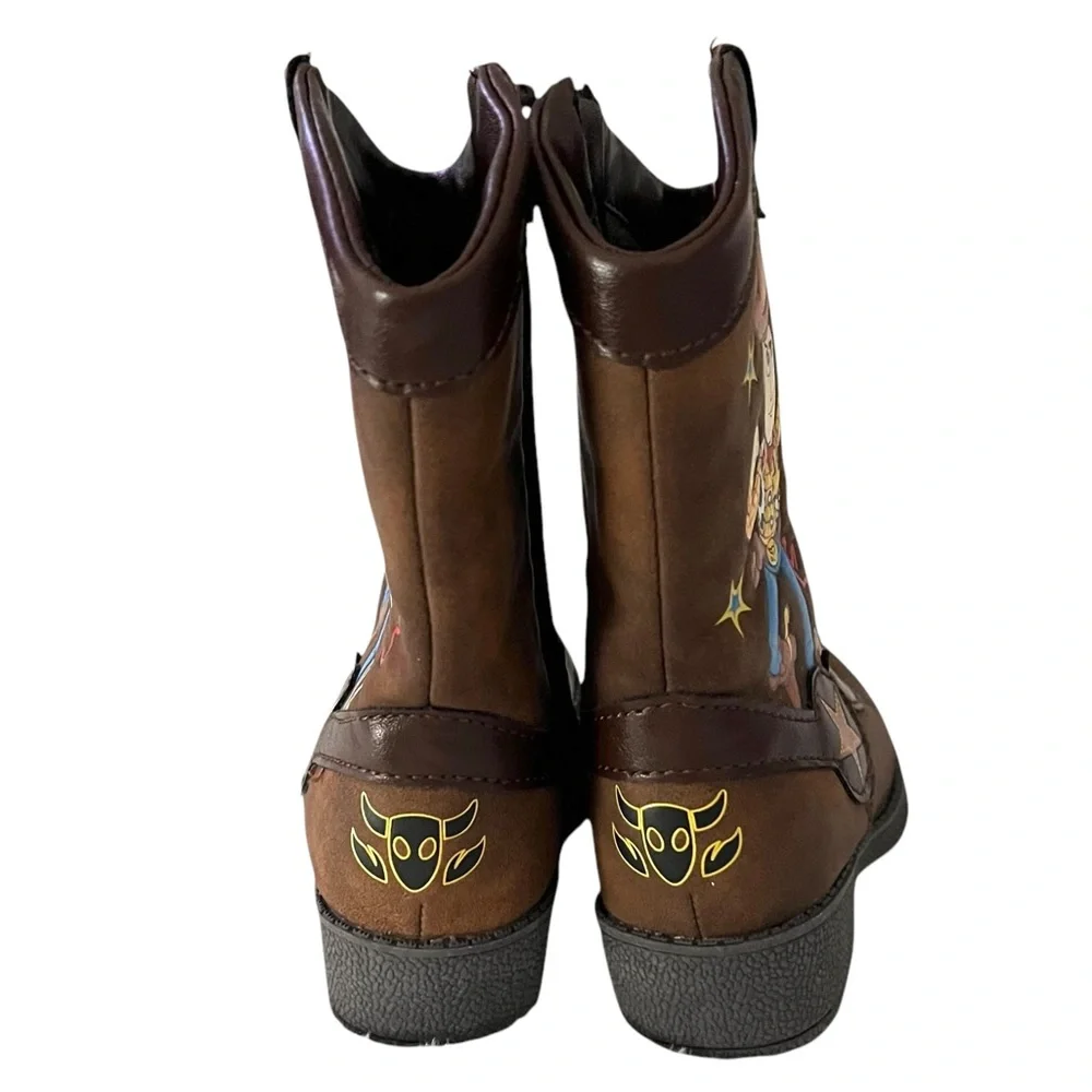 Disney Brown Woody & Forky Kids Cowboy Boots Size 6 Brown Cowgirl Western